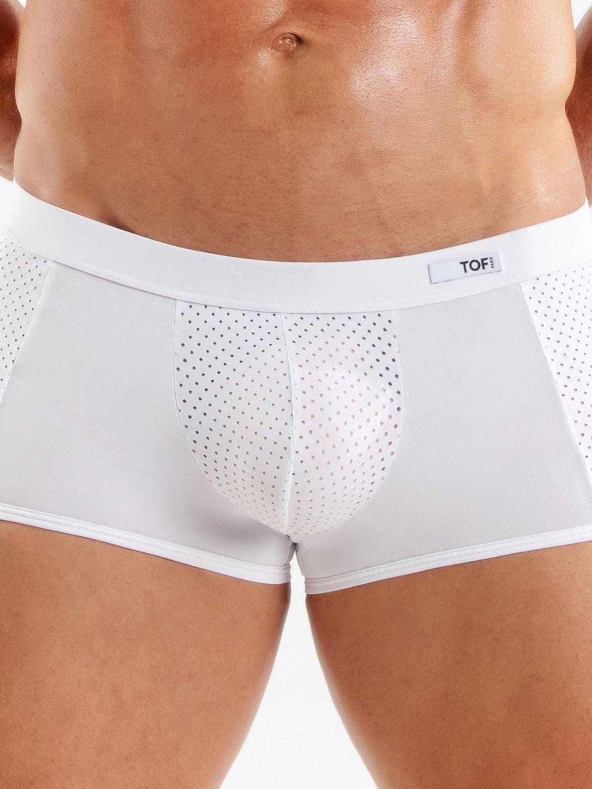 Brunos \ Boxer | Trunks \ TOF Paris \ Temptation Microfiber Trunk | White