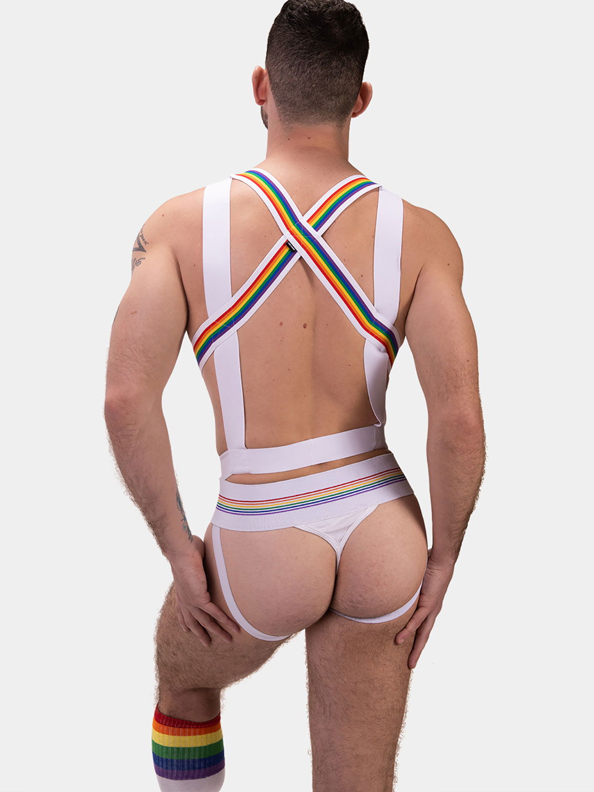 Brunos \ Pride Fashion \ Barcode Berlin \ Harness Body Pride | White