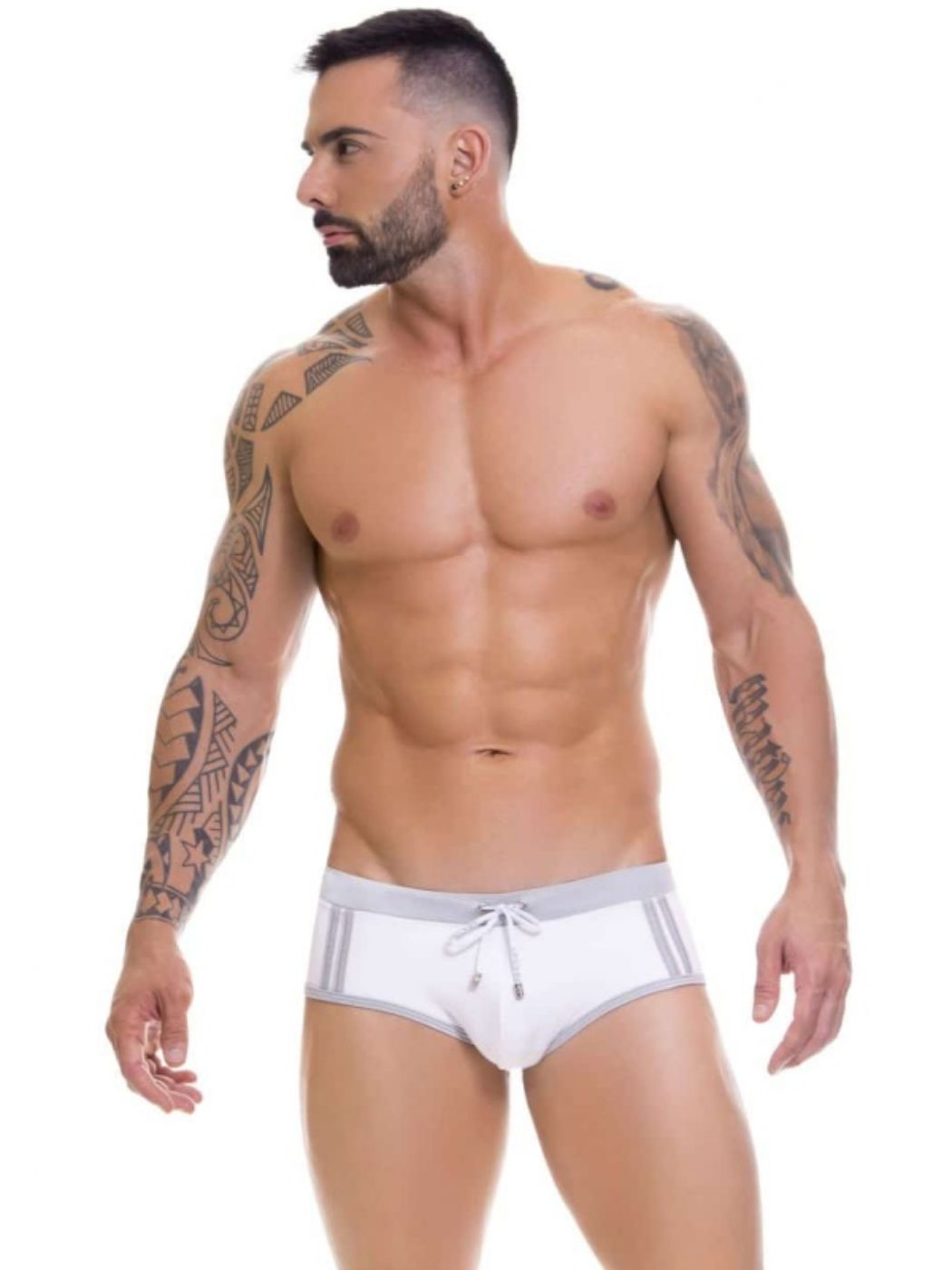 Brunos \ JOR \ JOR \ Swim Brief Sport | White/Grey