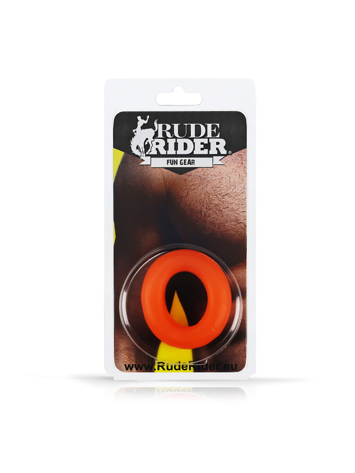 Brunos \  \ Rude Rider \ Puder Cock Ring |  Frosted Orange