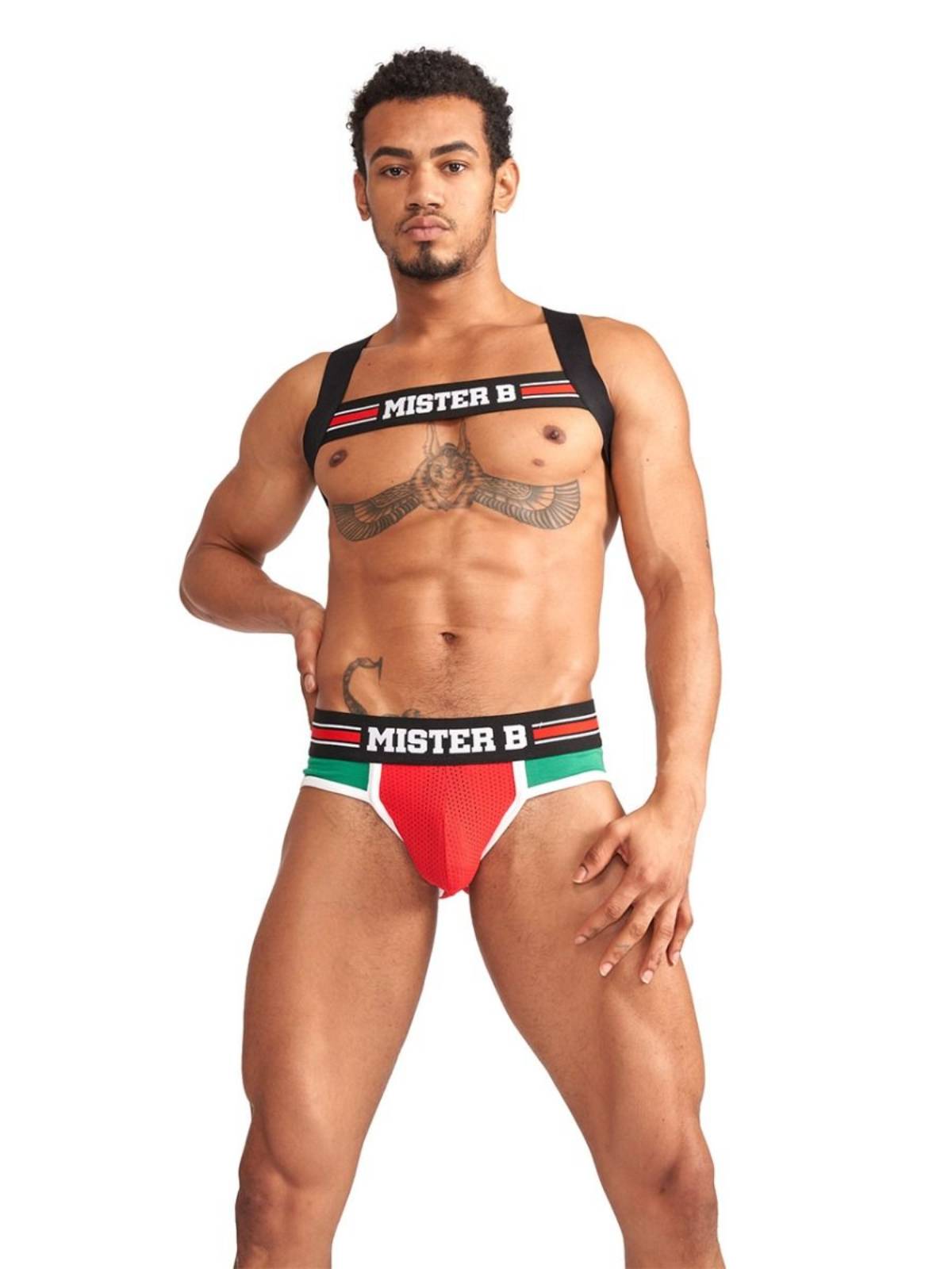 Brunos \  \  \ Urban Club Harness X-Back | Red