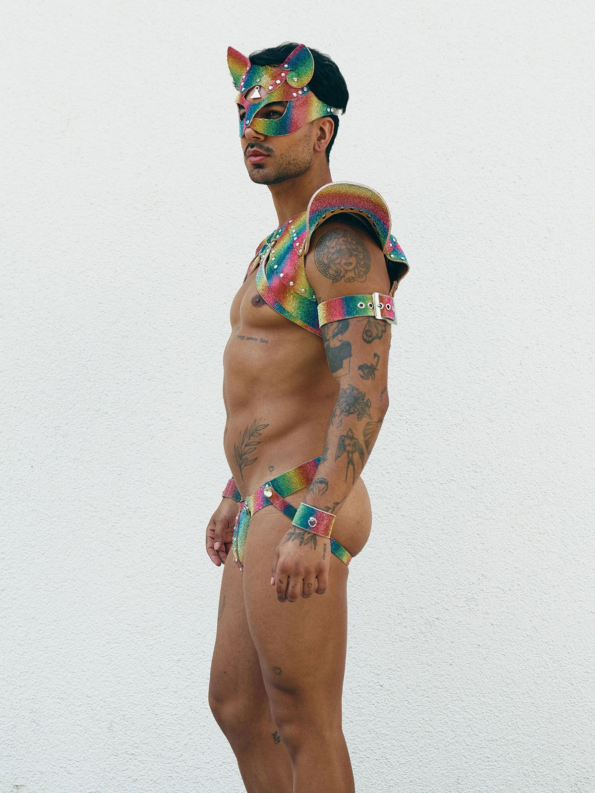 Brunos \ NEU \ Lorand Lajos \ Kitty Mask Crystal | Rainbow