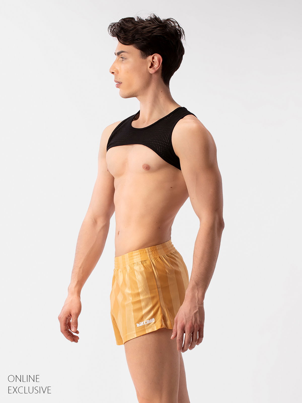 Brunos \ NEU \ Barcode Berlin \ Sport Short Ajam | Gold