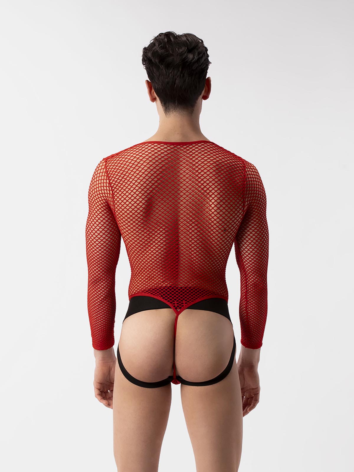 Brunos \ NEU \ Barcode Berlin \ Fishnet Body Como | Red