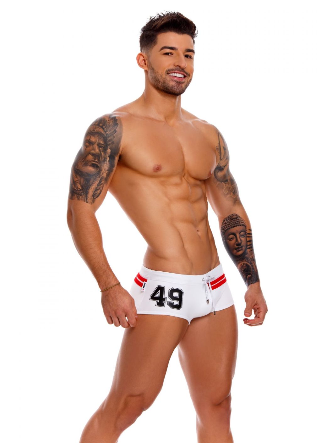 Brunos \ JOR \ JOR \ Boxer Rangers Swimwear | White