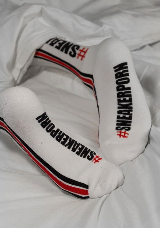 Brunos \ Sk8erboy \ Sk8erboy \ Sk8terboy #Sneakerporn Socks | White/Red