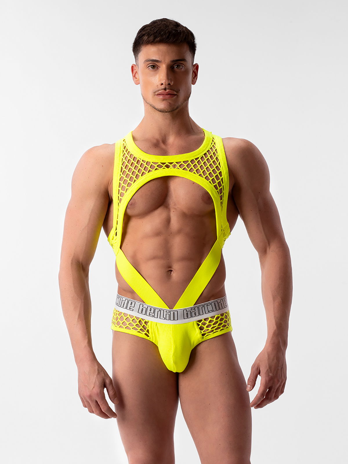 Brunos \ Neu \ Barcode Berlin \ Mesh Harness Almas | Neongreen