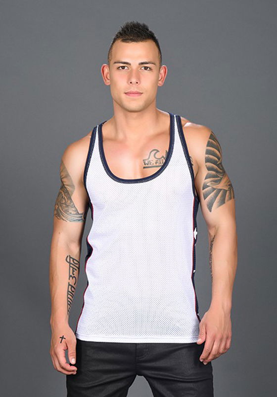Brunos \ Fashion Sale \ Andrew Christian \ Andrew Christian Superhero Mesh Tank