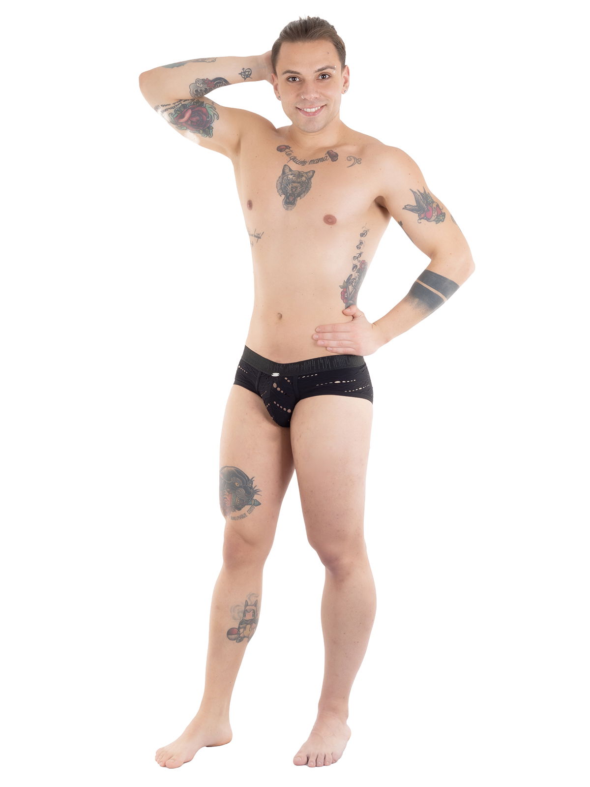 Brunos \ Eros Veneziani \ Eros Veneziani \ Push-Up Slip | Black