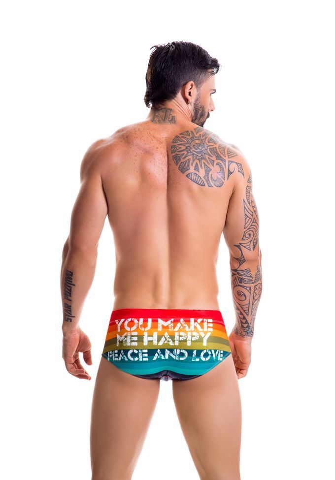 JOR 0417 printed M Pride Brief Beach