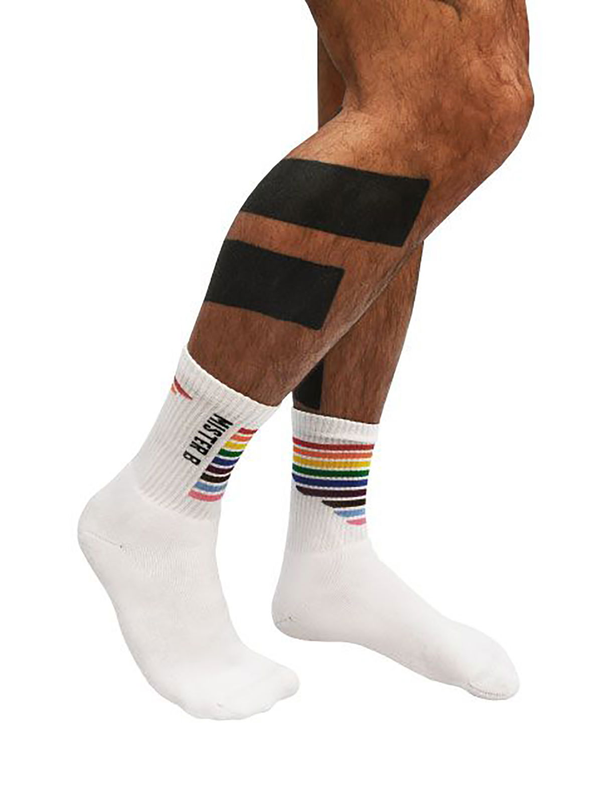 Brunos \  \  \ Pride Crew Socks | White