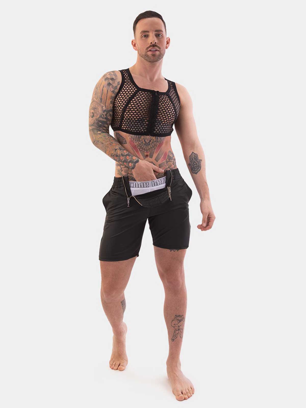 Brunos \ Shorts | Pants \ Barcode Berlin \ Zipper Shorts Doraf