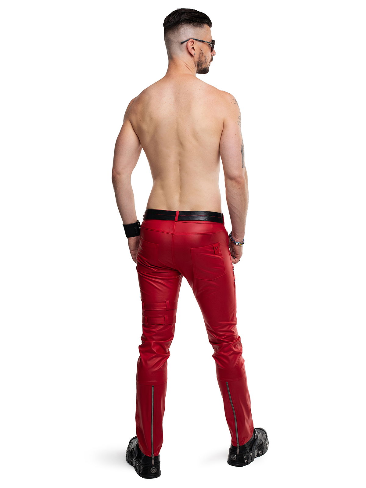 Brunos \ Regnes Fetish Planet \ Regnes Fetish Planet \ Wetlook Trousers Tommaso | Red
