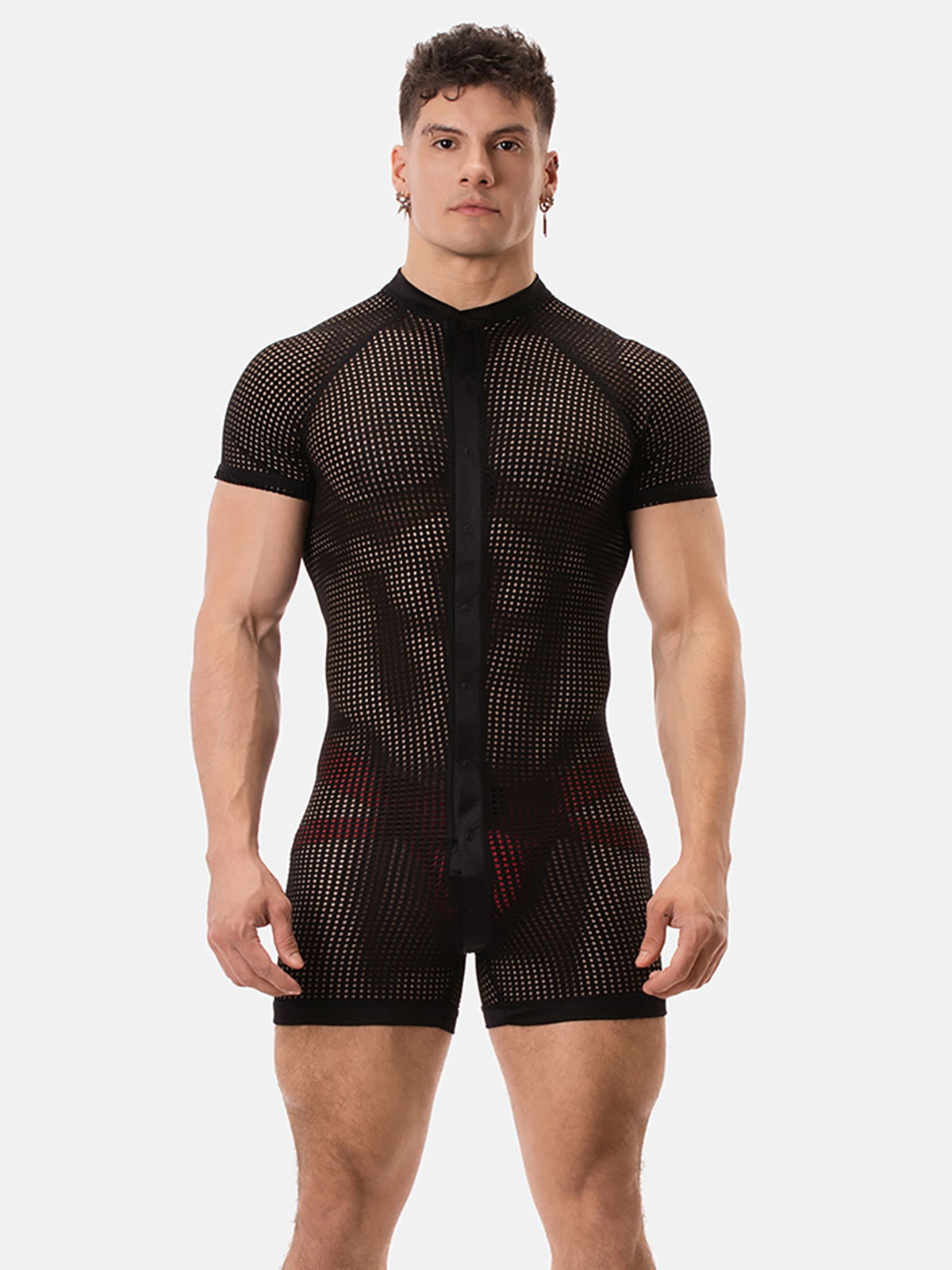 Brunos \ Neu \ Barcode Berlin \ Mesh Union Suit Body Ruriko | Black