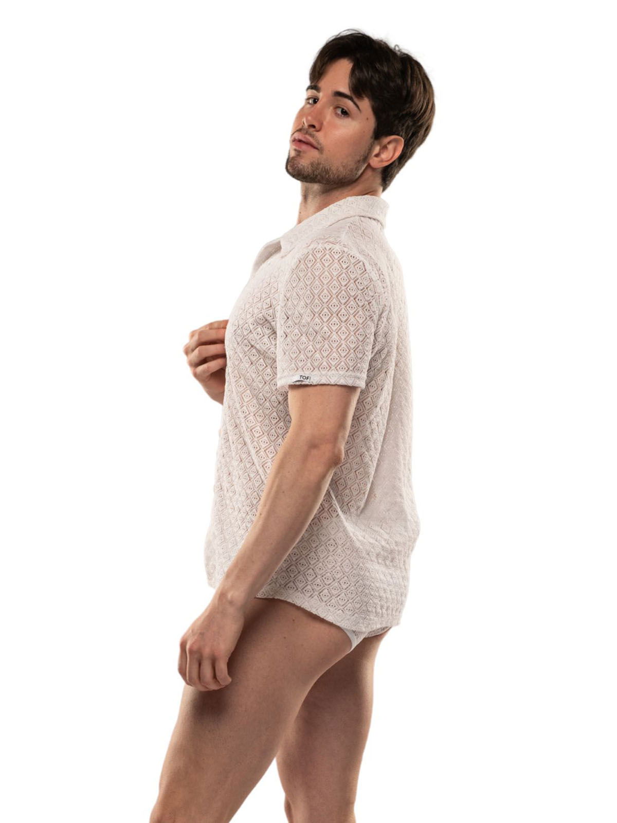 Brunos \ NEU \ TOF Paris \ Riviera Short Sleeve Shirt | White