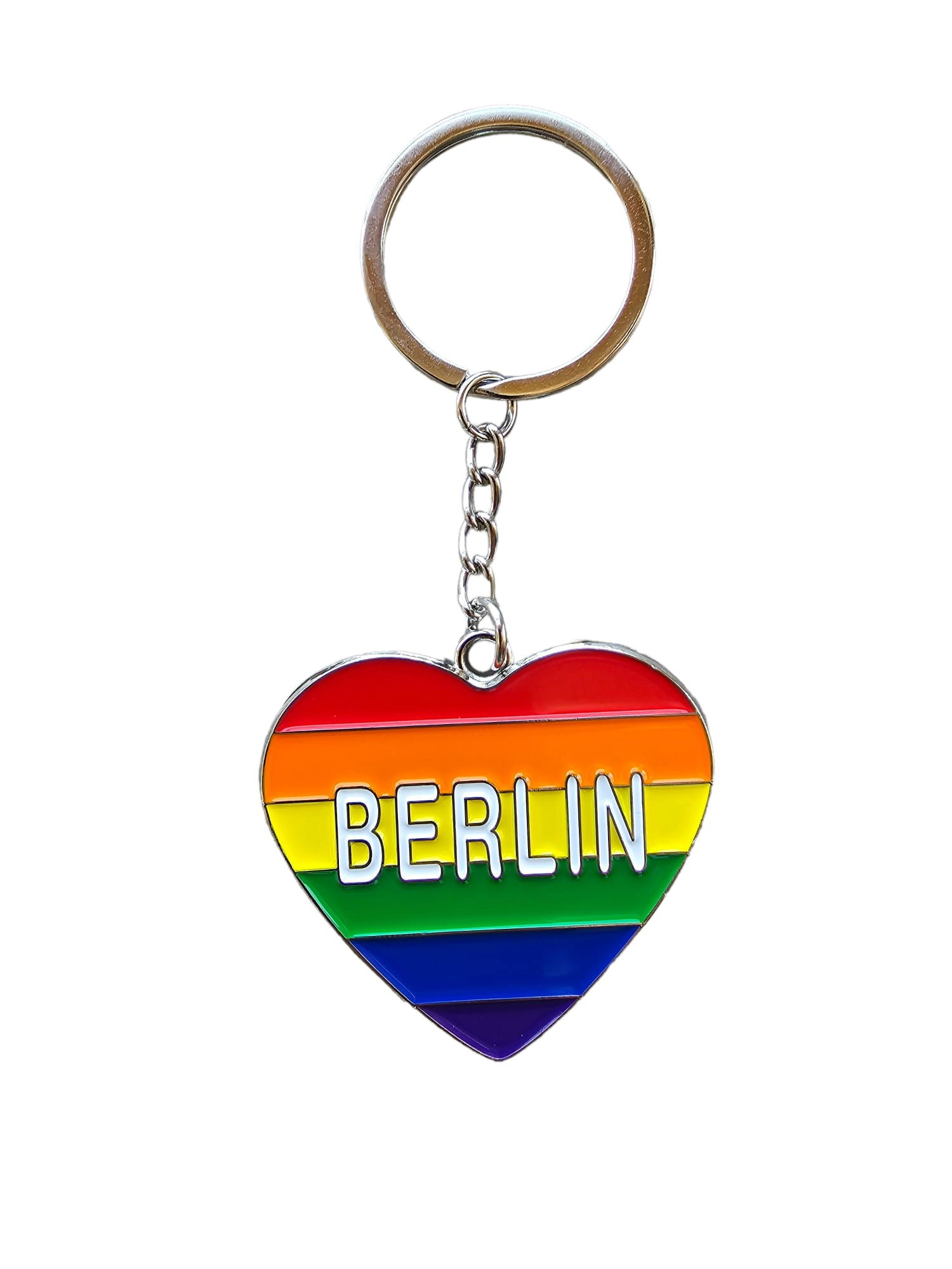 Brunos \ Accessoires \  \ Regenbogen Anhänger Herz "Berlin"