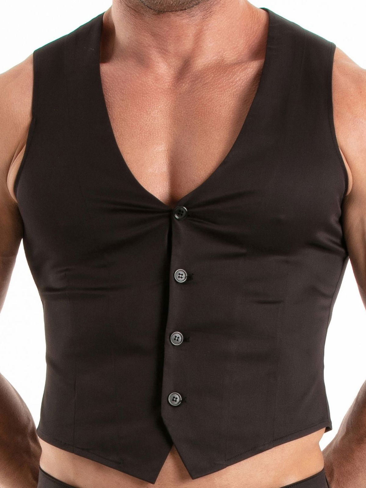 Brunos \ NEU \ TOF Paris \ Chino Vest | Black