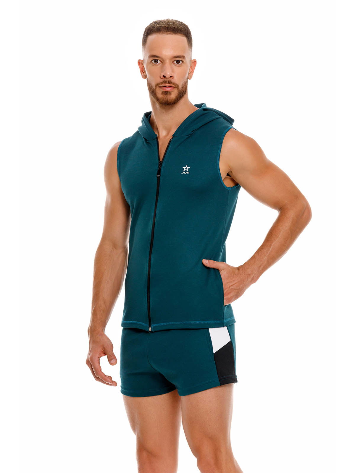 Brunos \ JOR \ JOR \ Hoodie Tank  Italo | Green