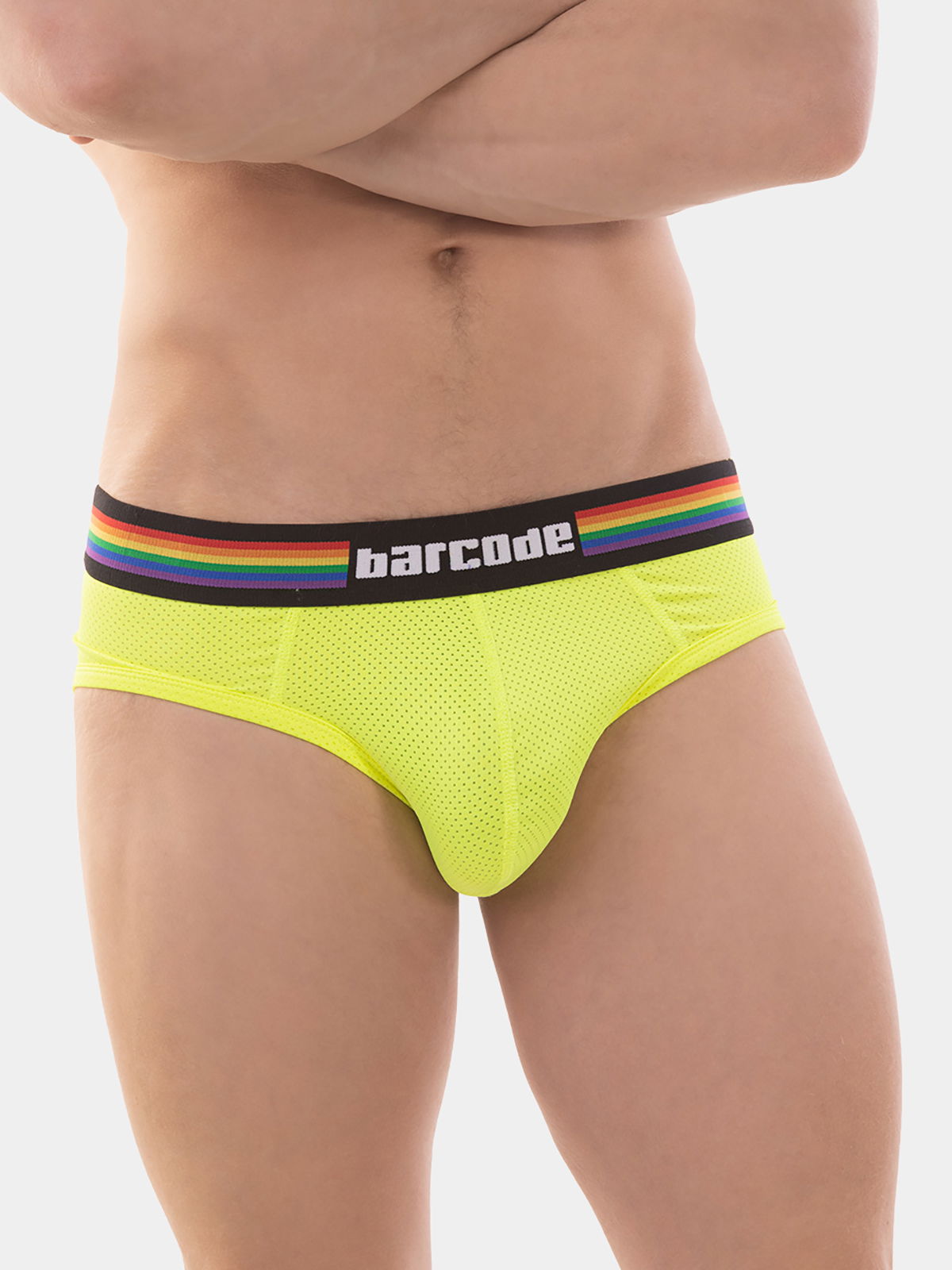 Brunos \ Pride Fashion \ Barcode Berlin \ Brief Pride | Neongreen