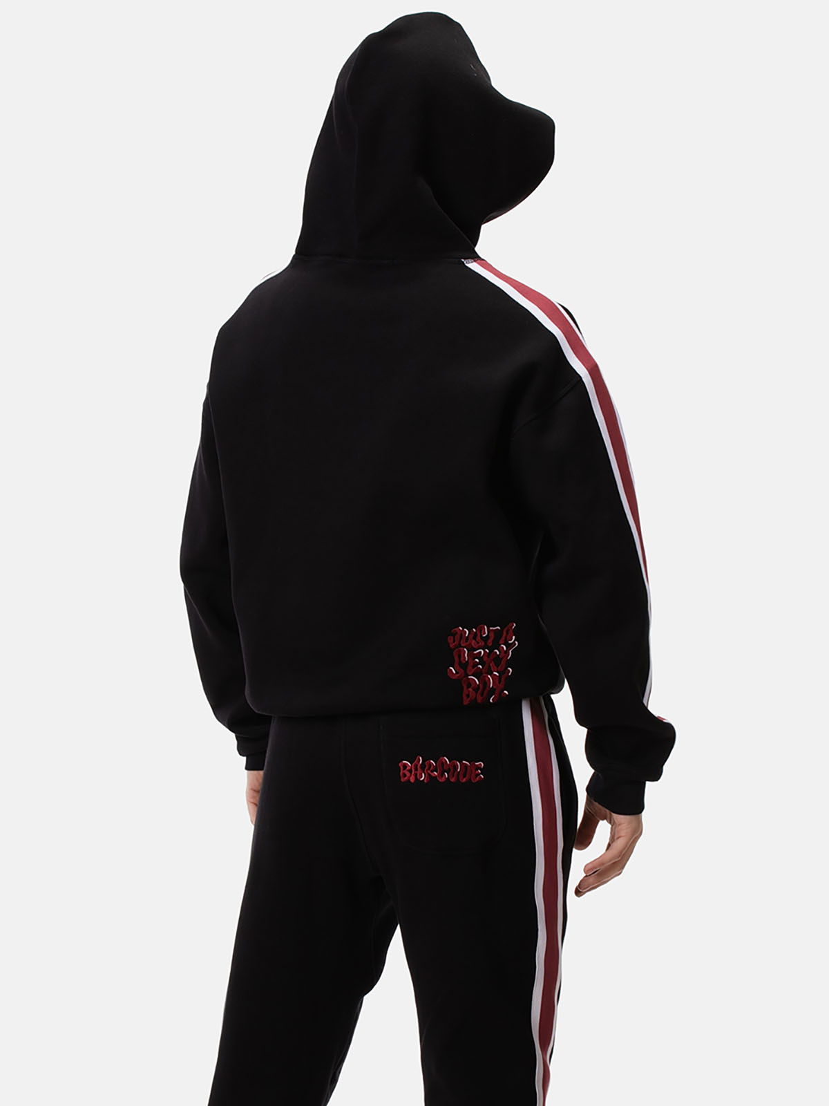 Brunos \  \ Barcode Berlin \ Fleece Hoody Sexy Boy | Black