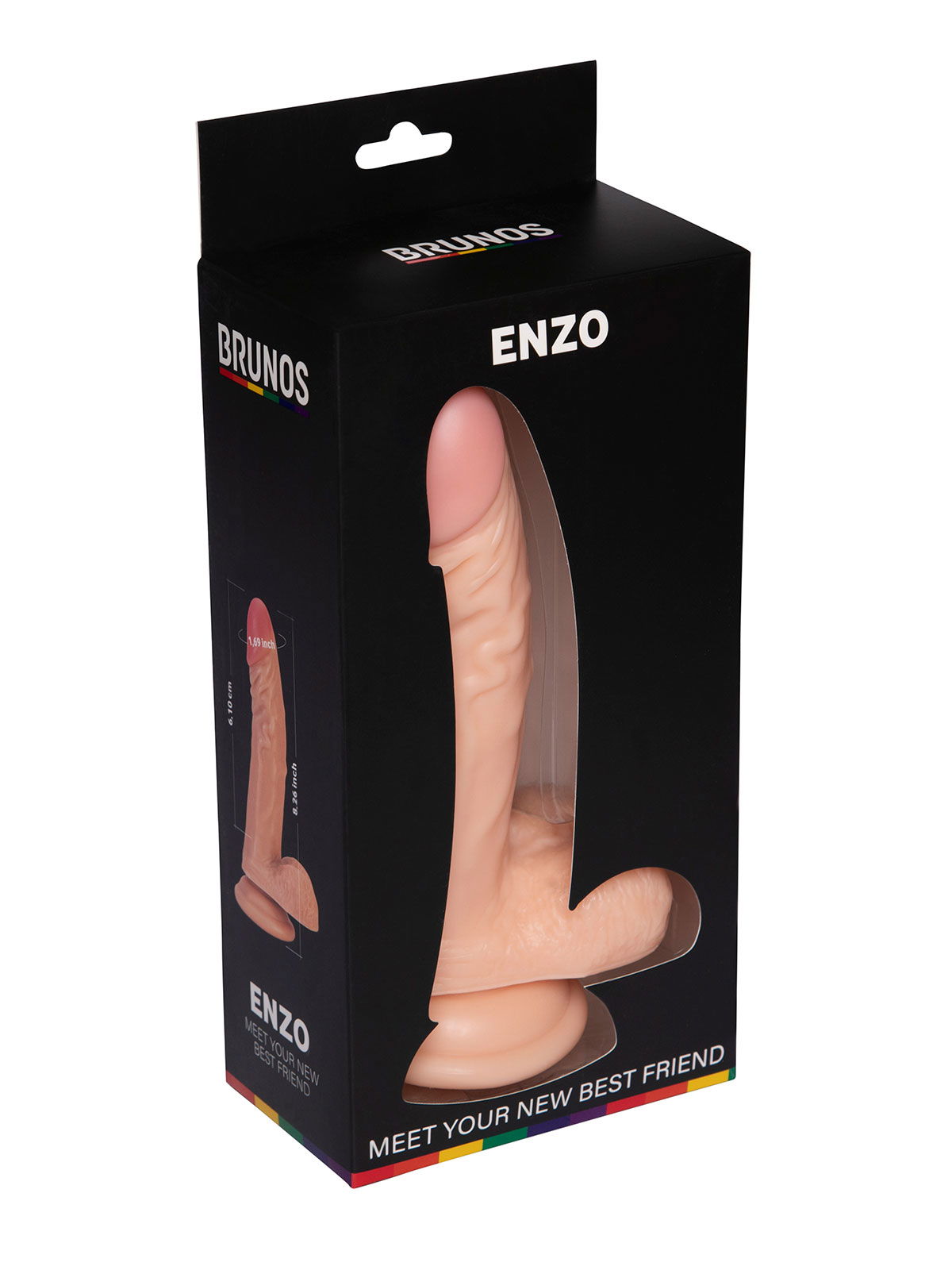 Brunos \  \ BRUNOS TOYS \ ENZO Dildo | 21 x 4,3 cm