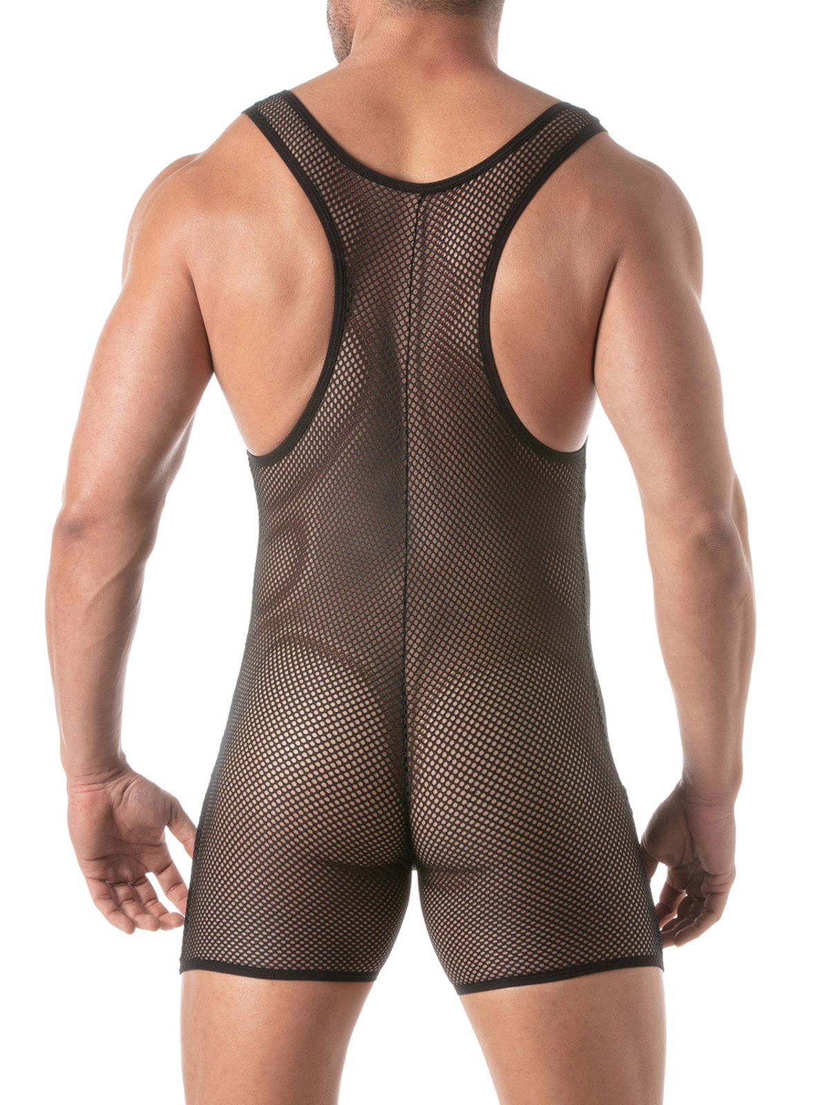 Brunos \  \ TOF Paris \ Circuit Fishnet Wrestling Body | Black