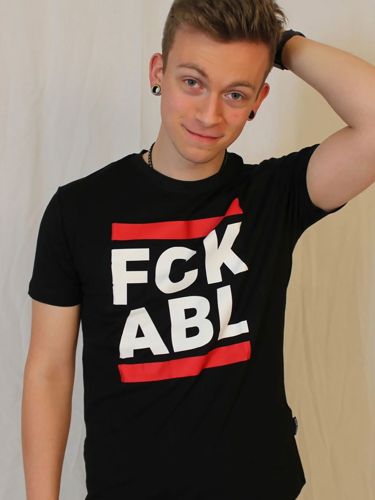 Brunos \ Sk8erboy \ Sk8erboy \ T-Shirt FCK ABL | Black