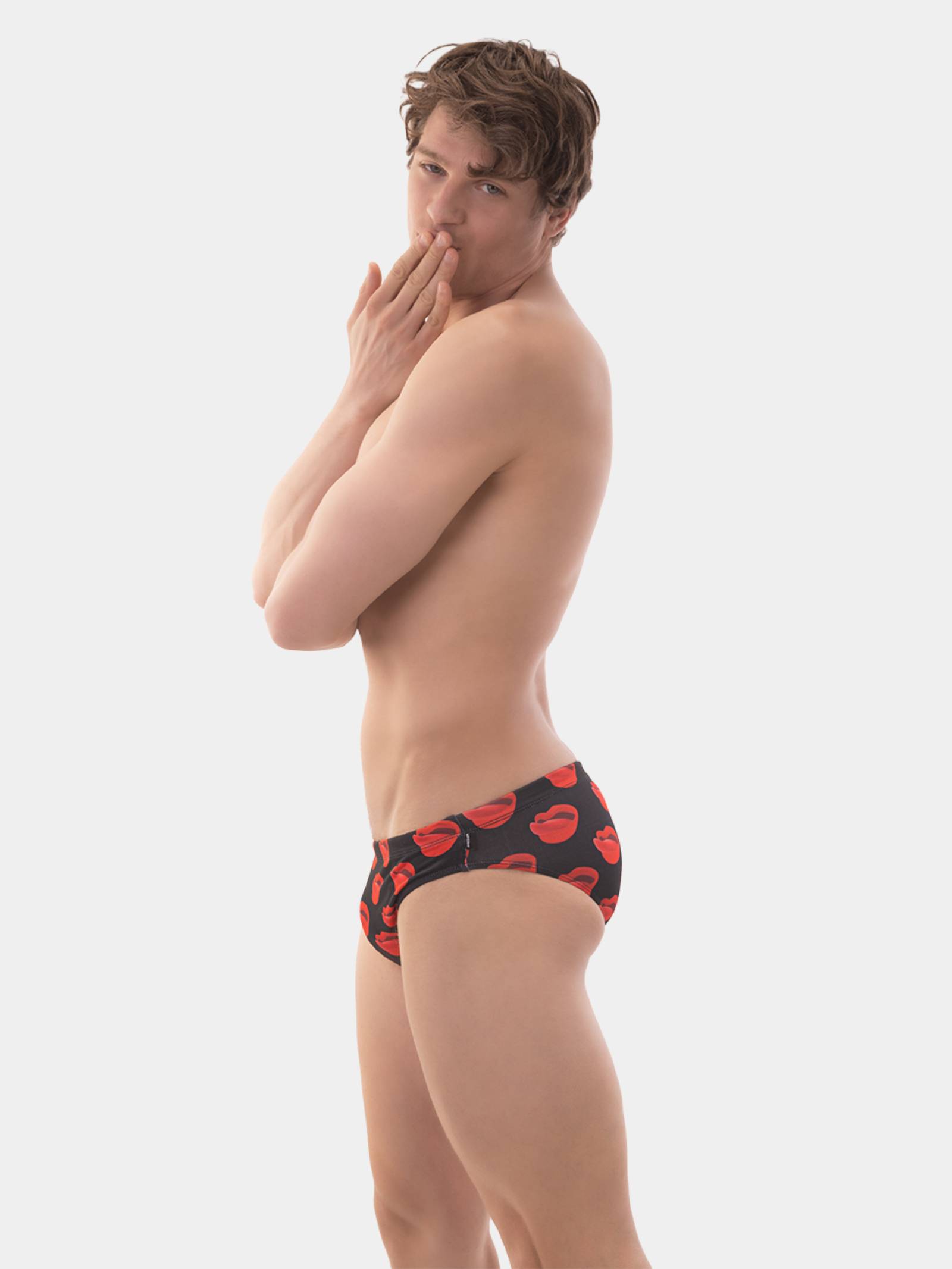 Brunos \  \ Barcode Berlin \ Swim Brief Kiss | Black