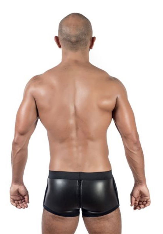 Neoprene Shorts 3 Way Full Zip | Black