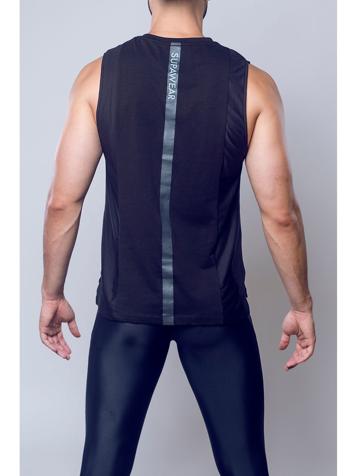 Brunos \ Supawear \ Supawear \ Tank Top Supa Pro Singlet | Black