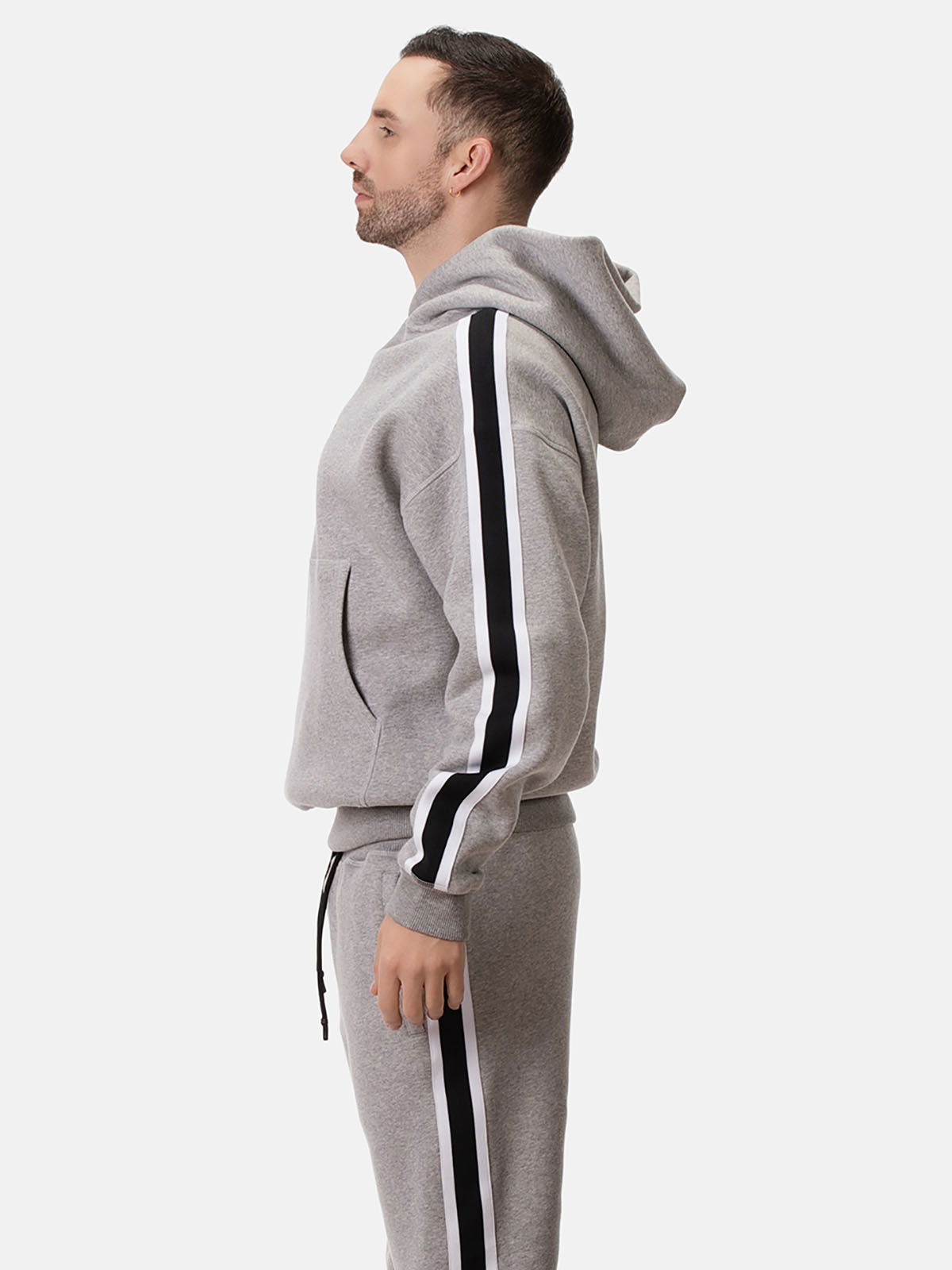 Brunos \  \ Barcode Berlin \ Fleece Hoody Sexy Boy | Grey