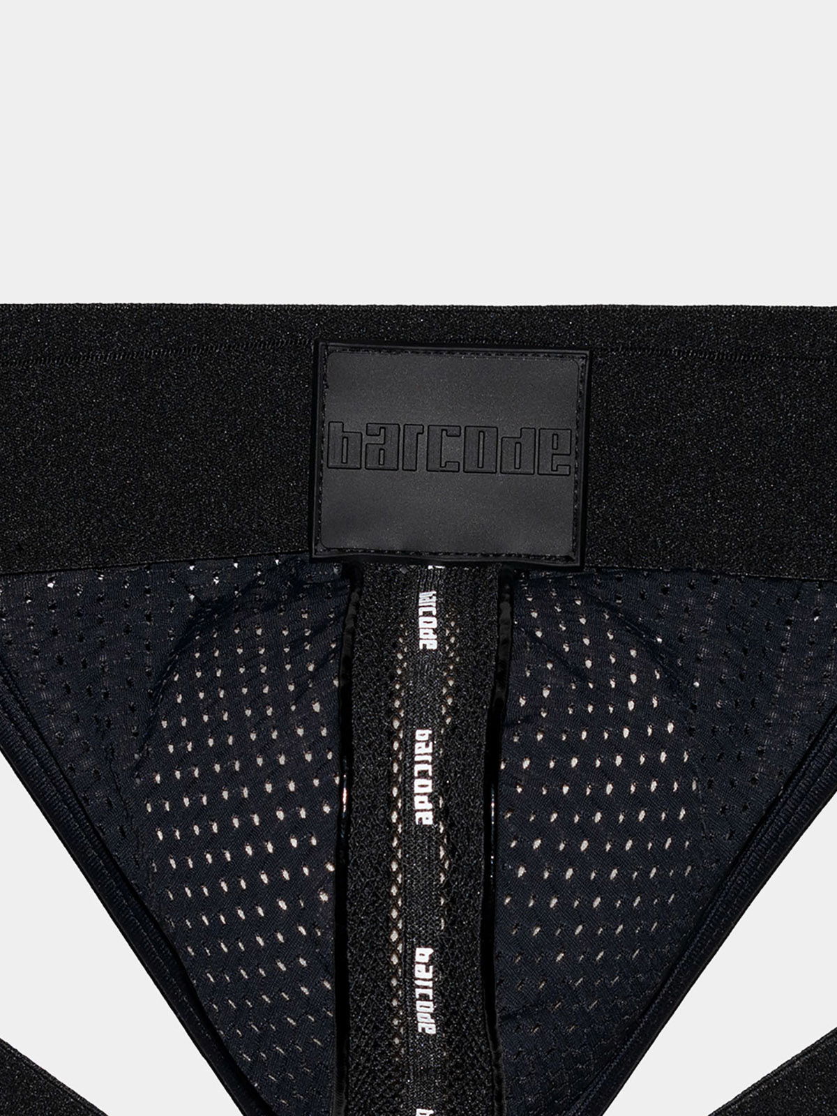 Brunos \ Jocks \ Barcode Berlin \ Mesh Jock Tel | Black