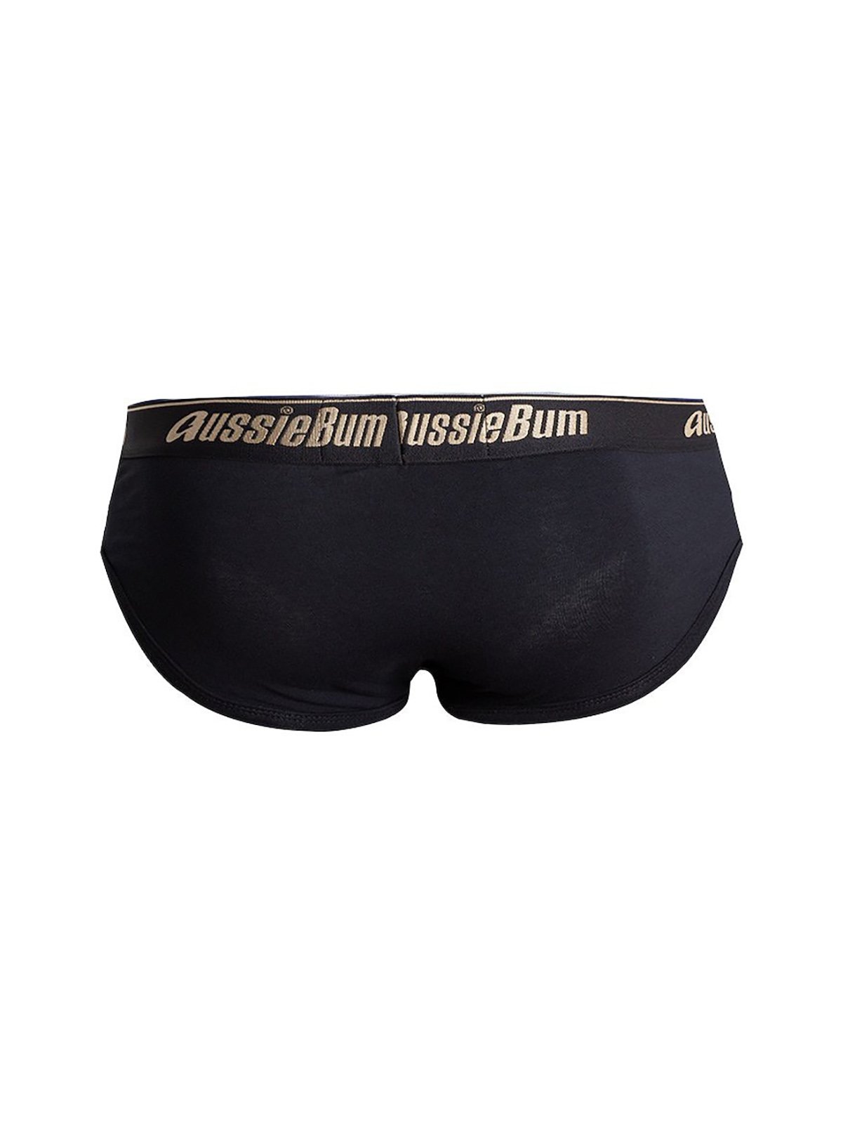 aussieBum Men's CottonSoft Onyx Black Brief Underwear - M