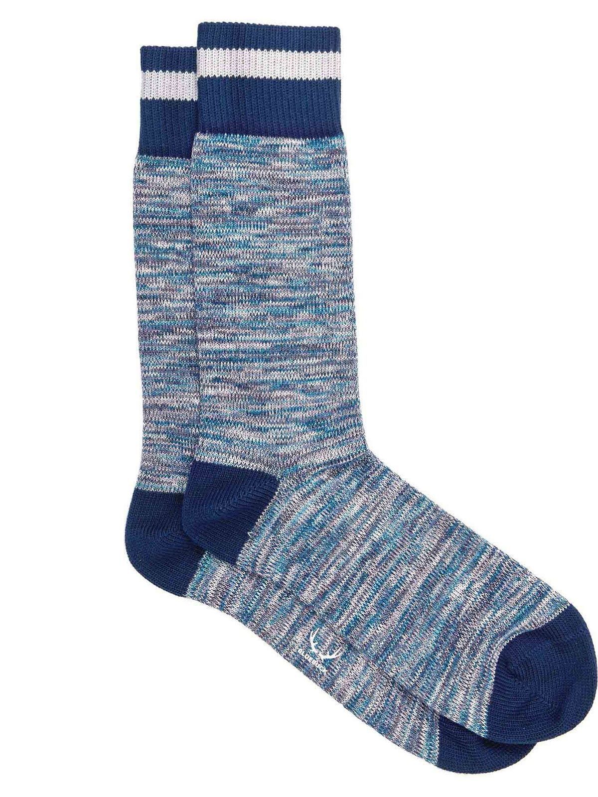 Brunos \  \  \ Nautical Socks | Blue/Grey