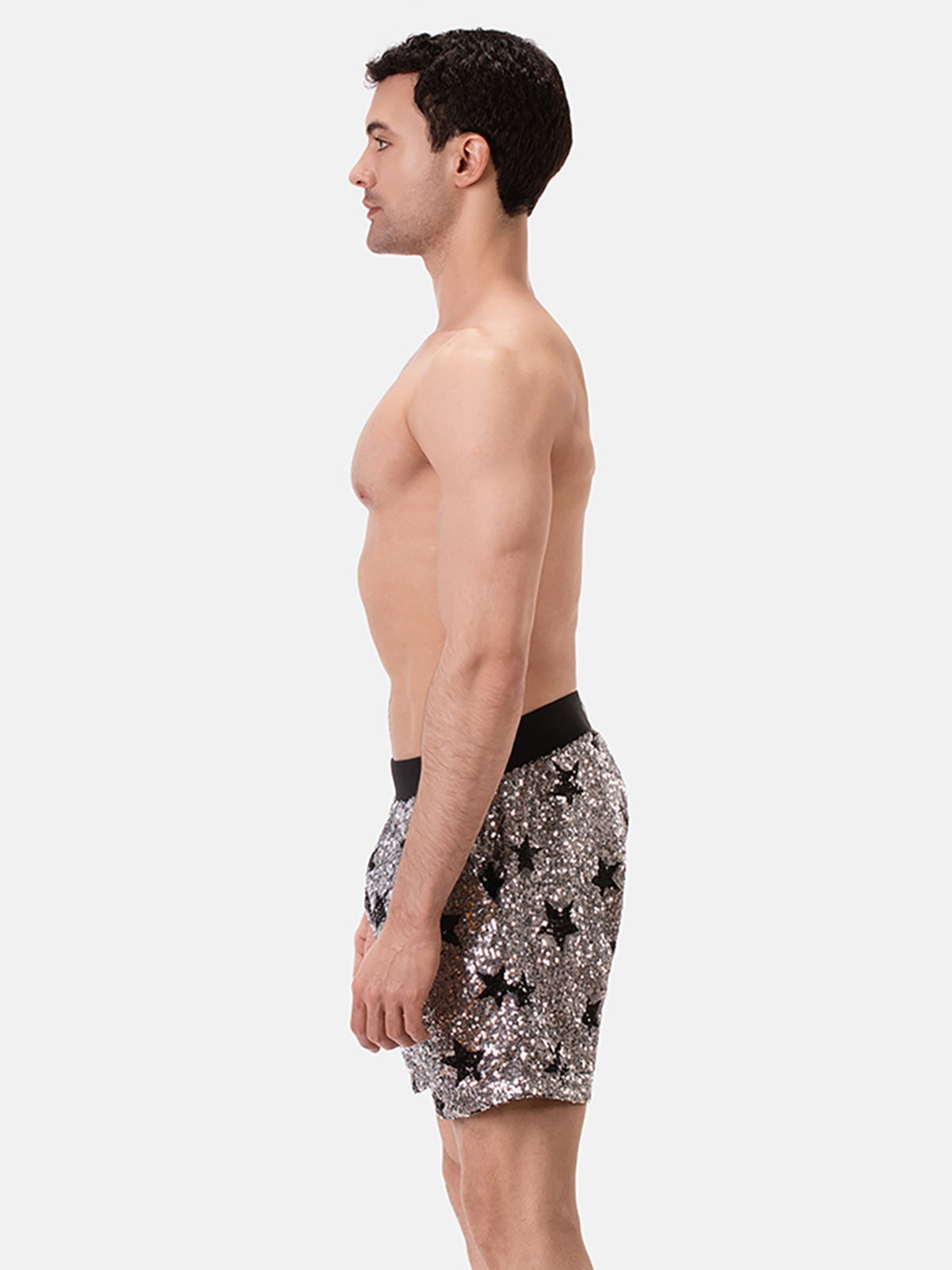 Brunos \ NEU \ Barcode Berlin \ Short Atlas | Silver/Black