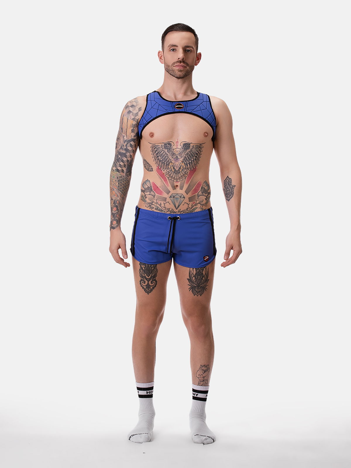 Brunos \ Sportswear \ Barcode Berlin \ Short Byron Laboratory | Royal/Black