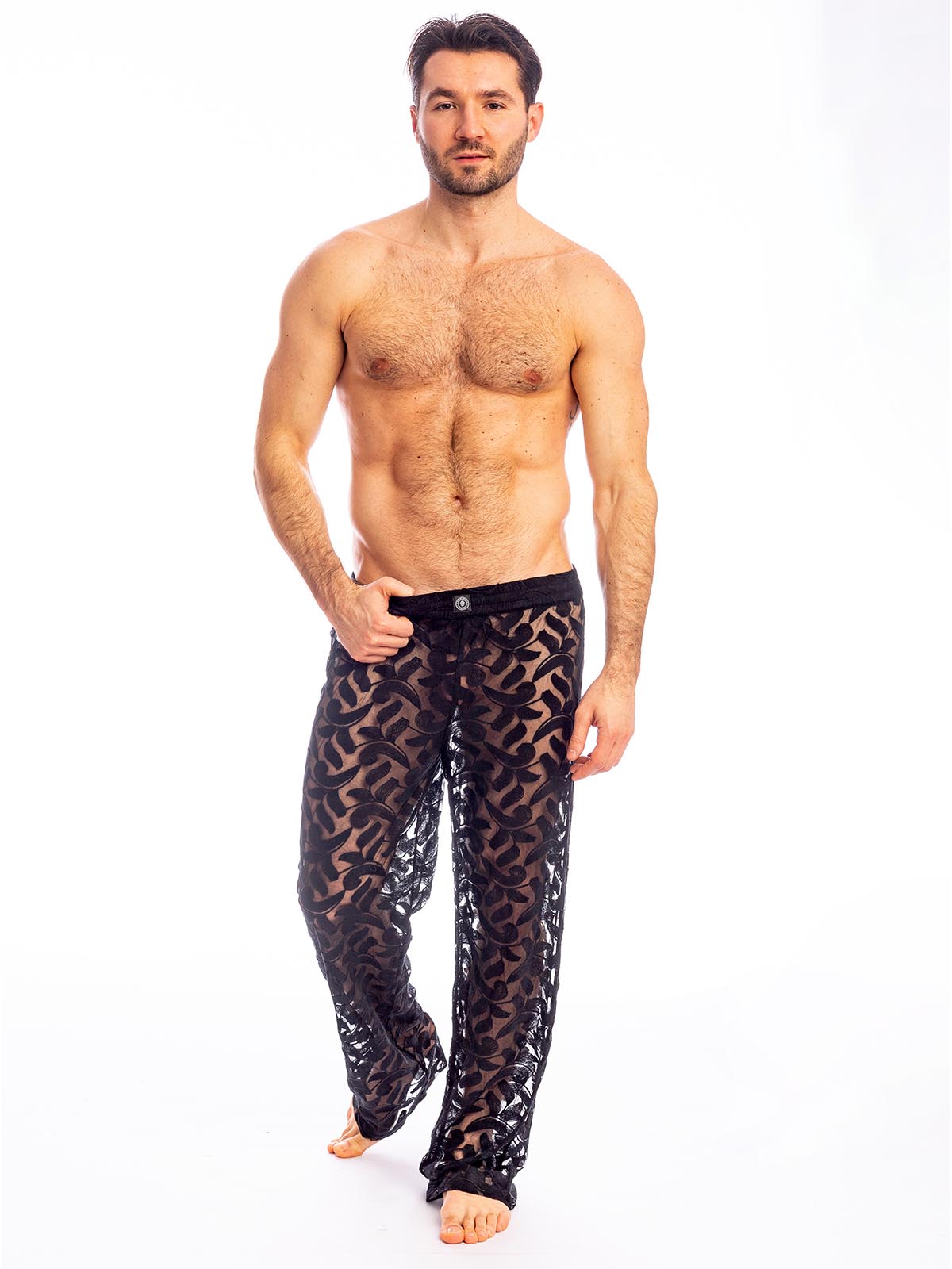 Brunos \ Shorts | Pants \ L'homme Invisible \ Gomorrah Lounge Pants | Black
