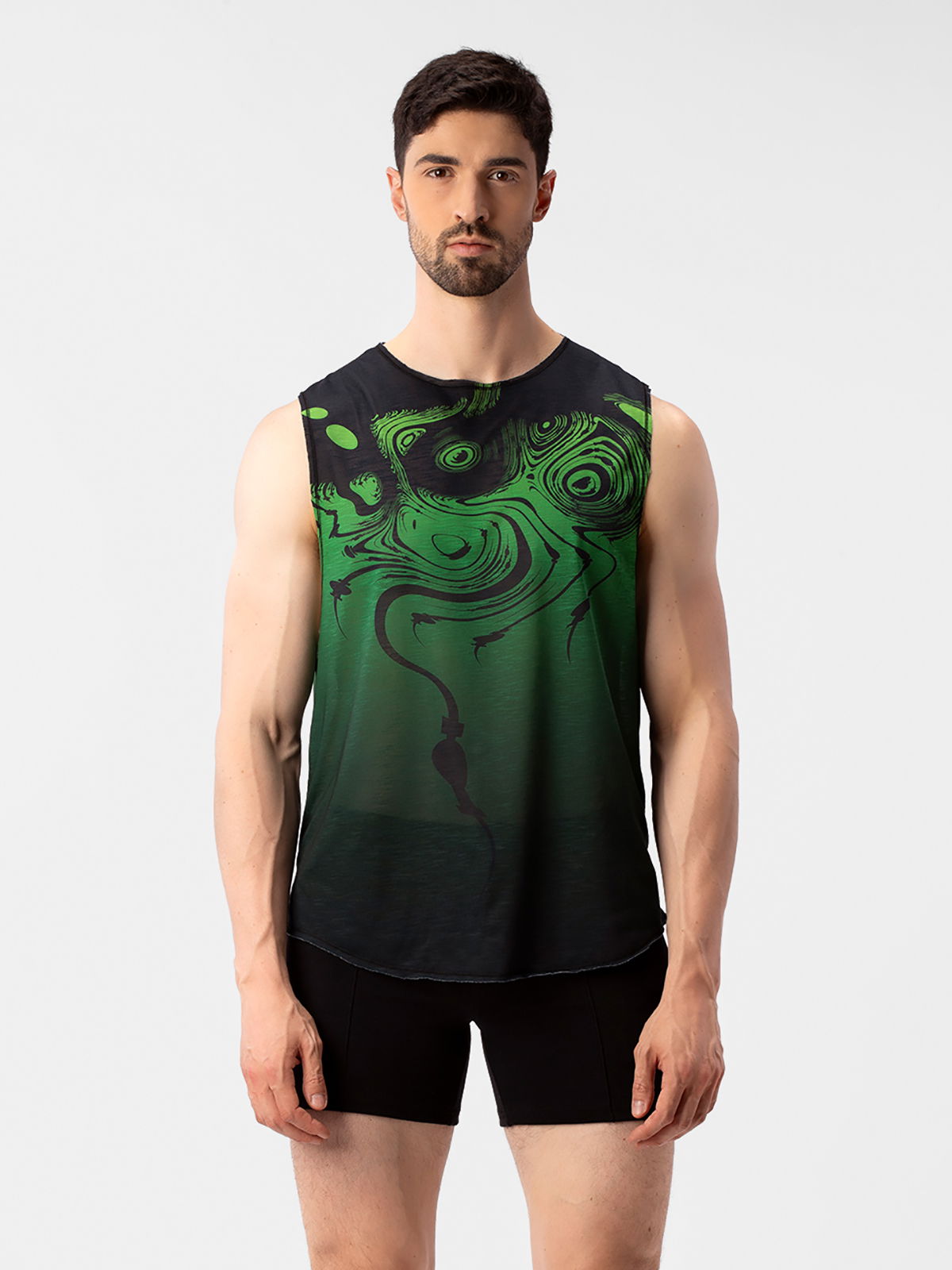 Brunos \ Fashion Sale \ Barcode Berlin \ Muscle Top Keta | Green|Black