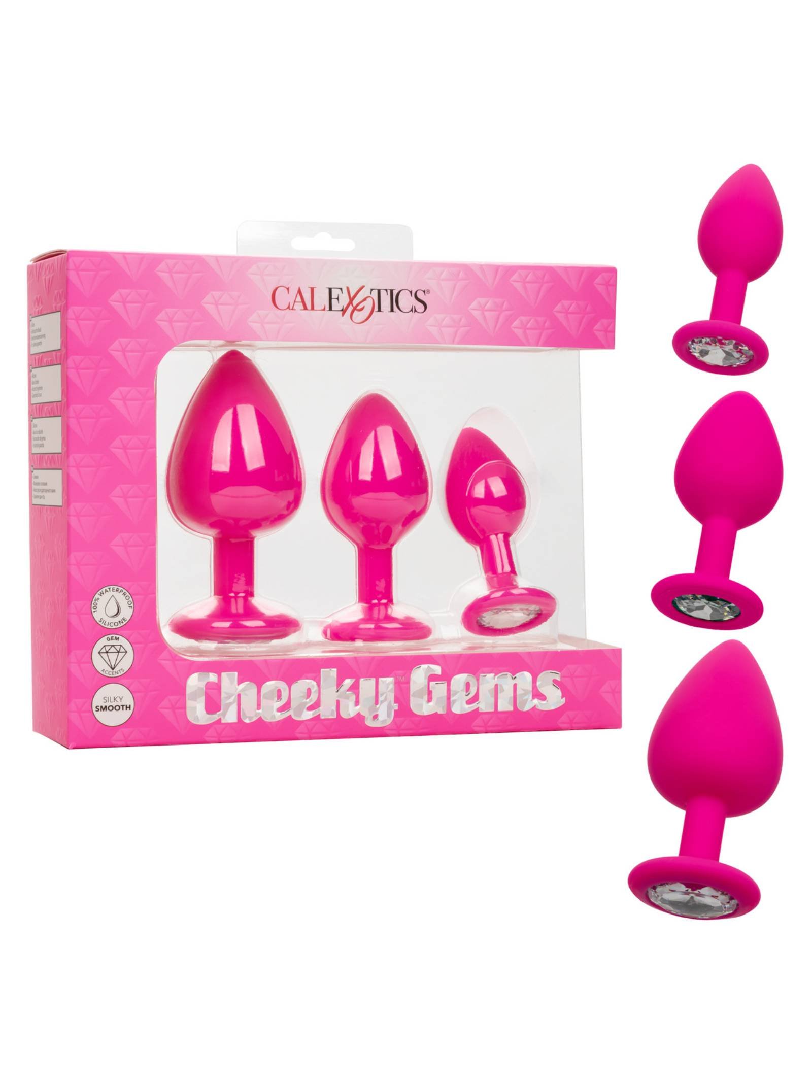 Cheeky Gems Anal Trainer Plug Set | Pink