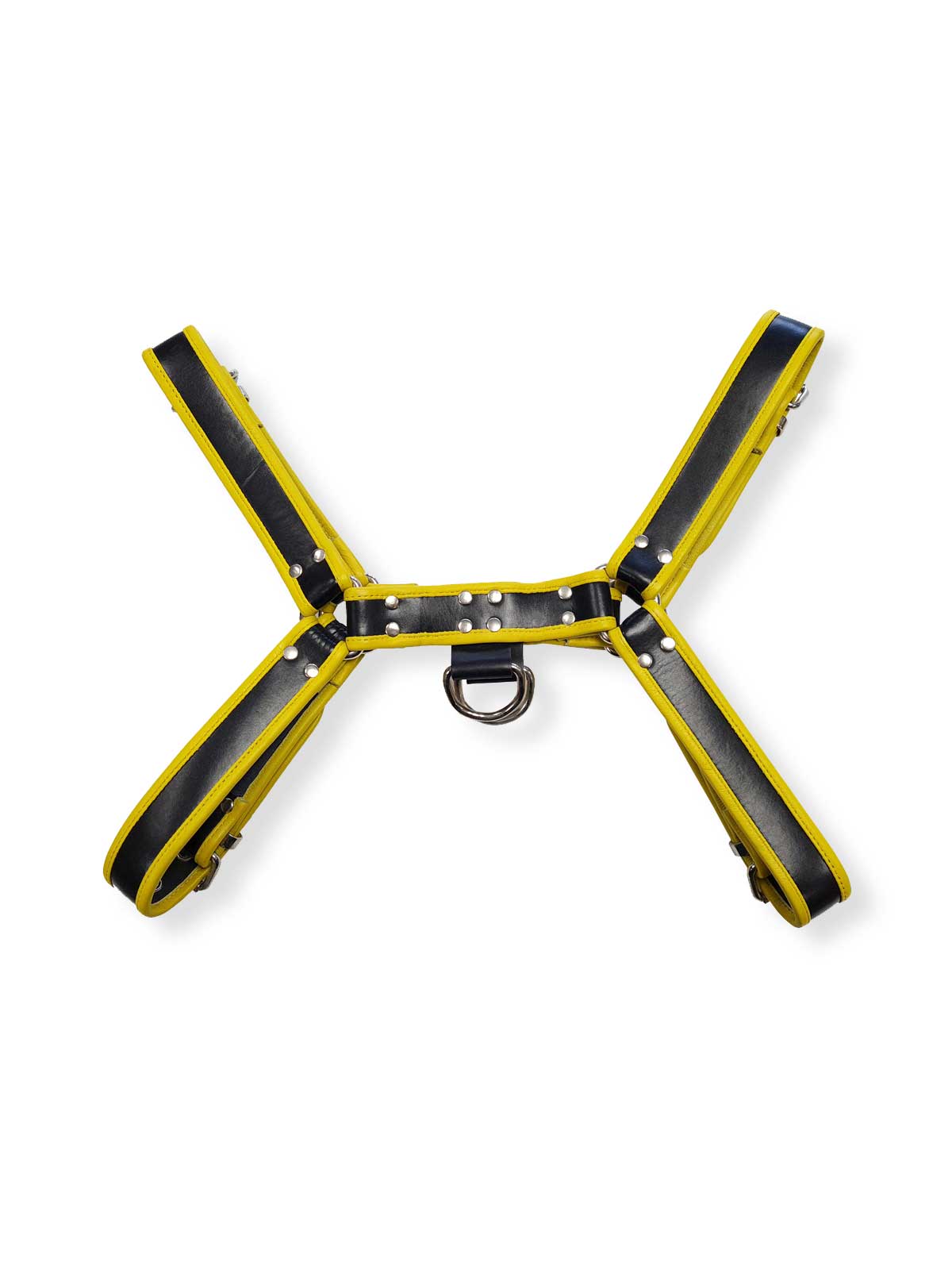 Brunos \ Rouge Garments \ Rouge Garments \ H-Front Harness | Black/Yellow