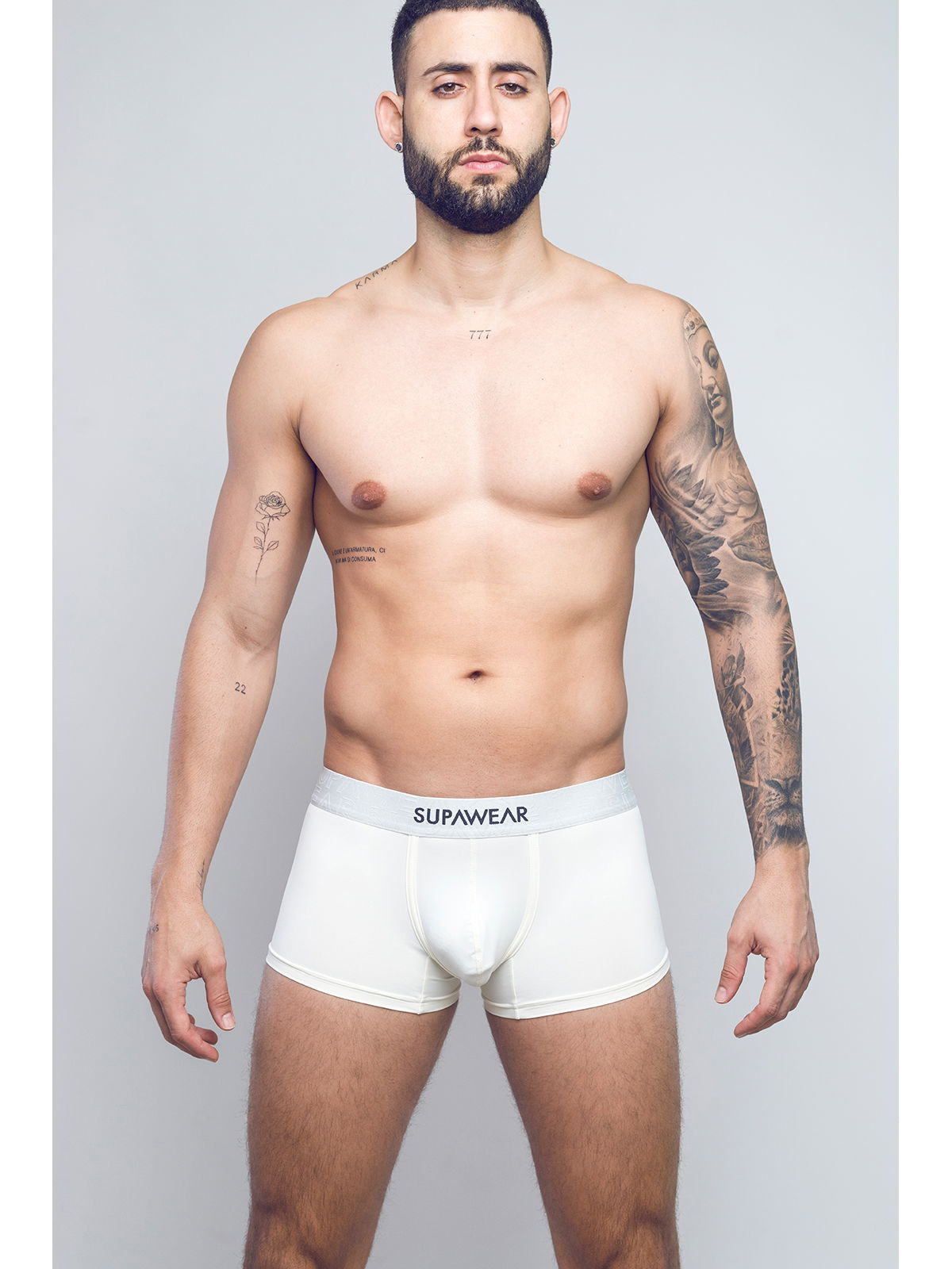 Brunos \ Boxer | Trunks \ Supawear \ Neon Trunk | Ivory