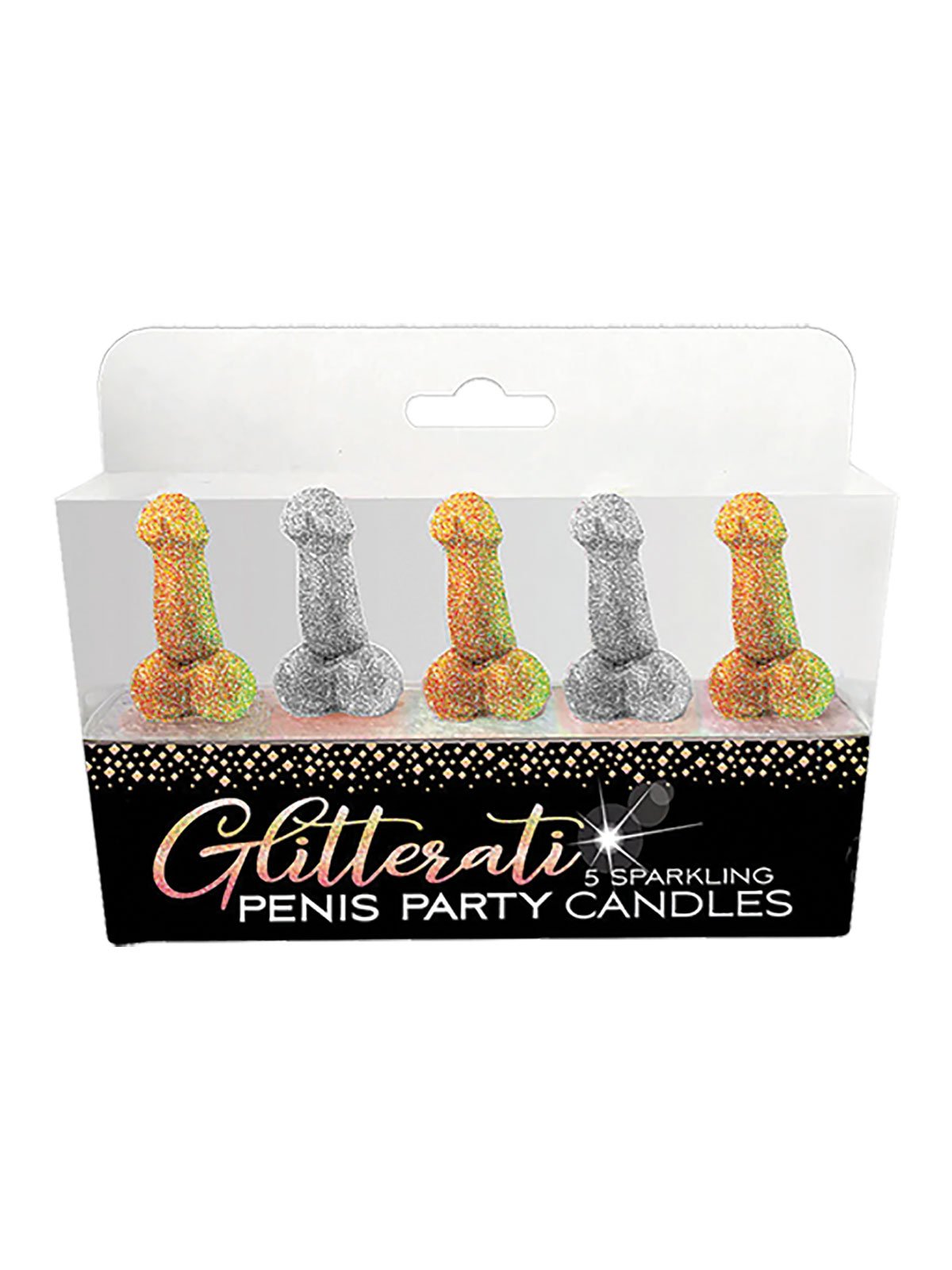 Glitterati Penis Party Candles Set (5 Stück)