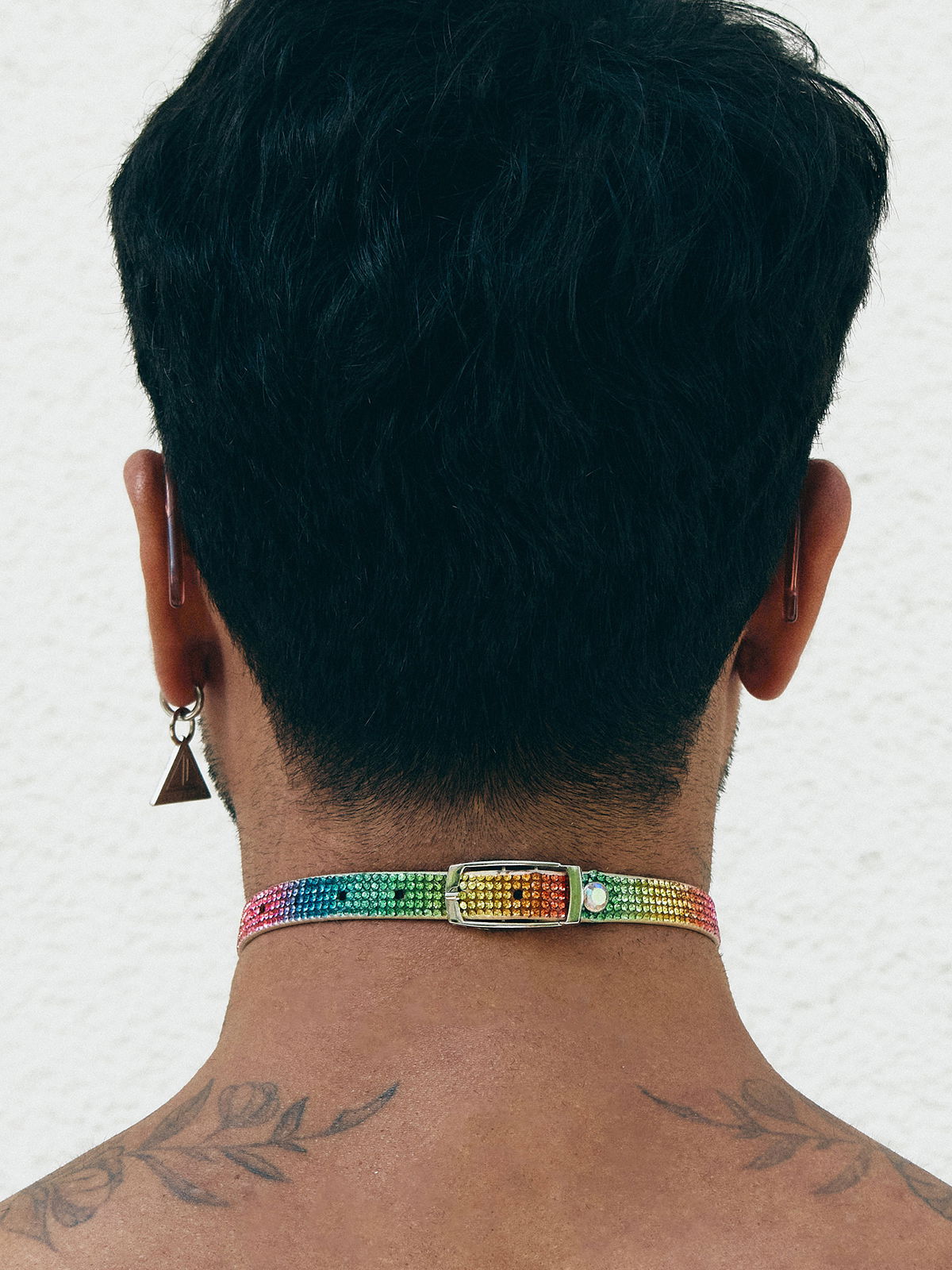 Brunos \ NEU \ Lorand Lajos \ Choker Fine Crystal | Rainbow