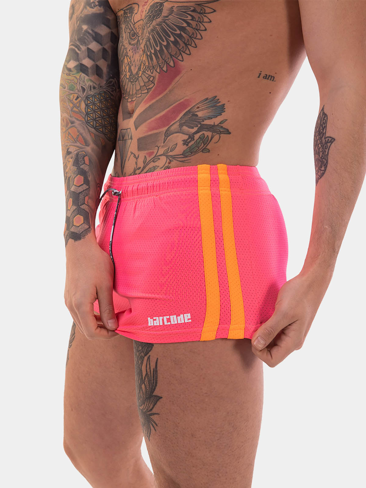 Brunos \  \ Barcode Berlin \ Short Timur | Neonpink/Neonorange