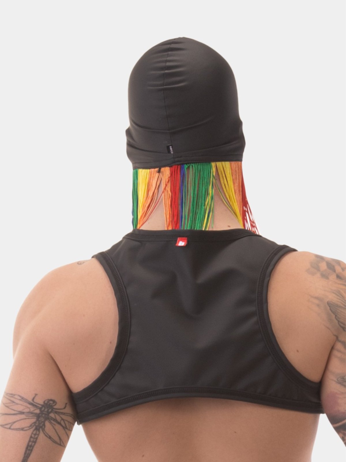 Brunos \ Fashion Sale \ Barcode Berlin \ Maske Fetish Hood Theo | Rainbow / Black