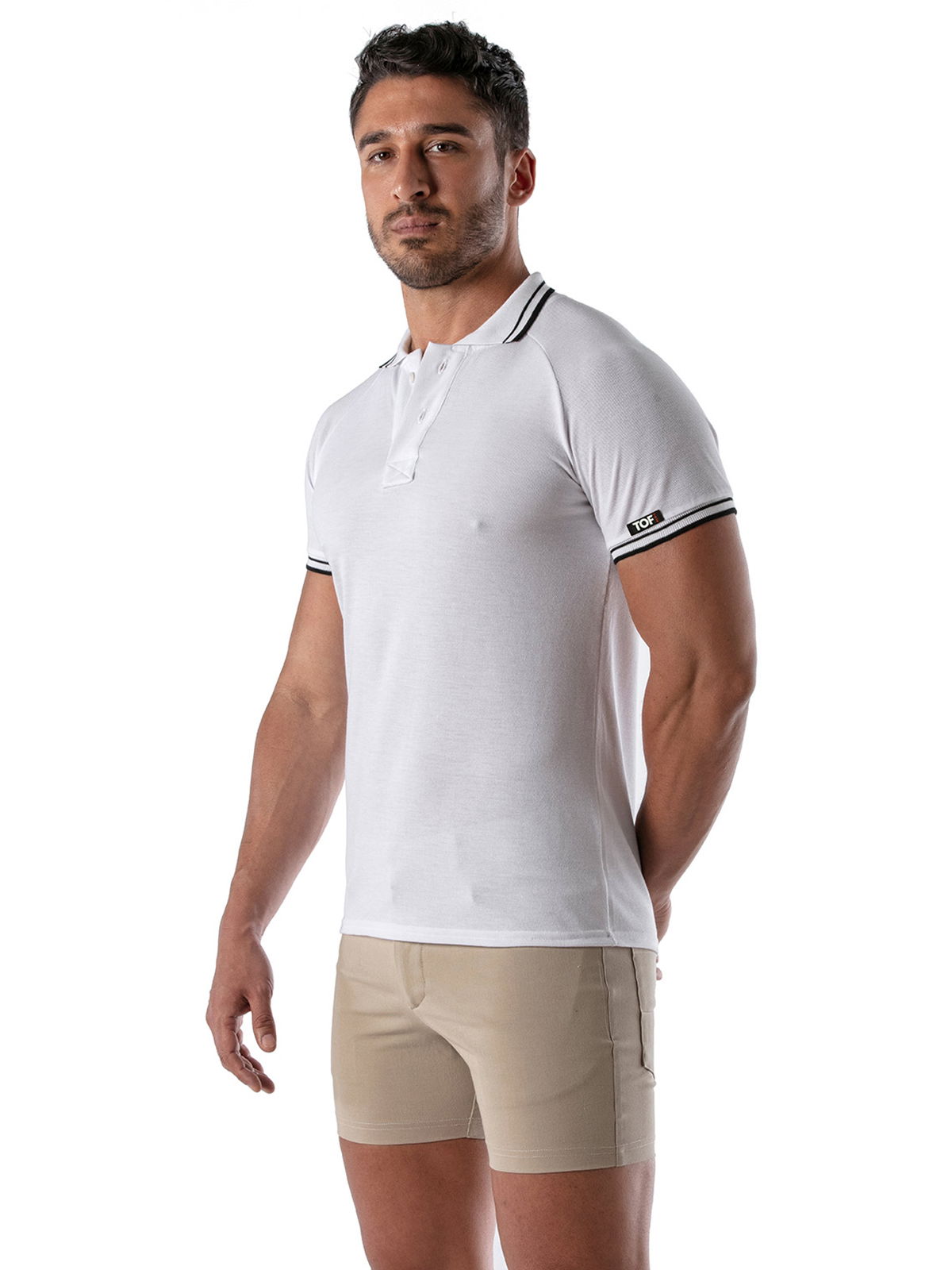 Brunos \  \ TOF Paris \ Patriot Polo Shirt | White