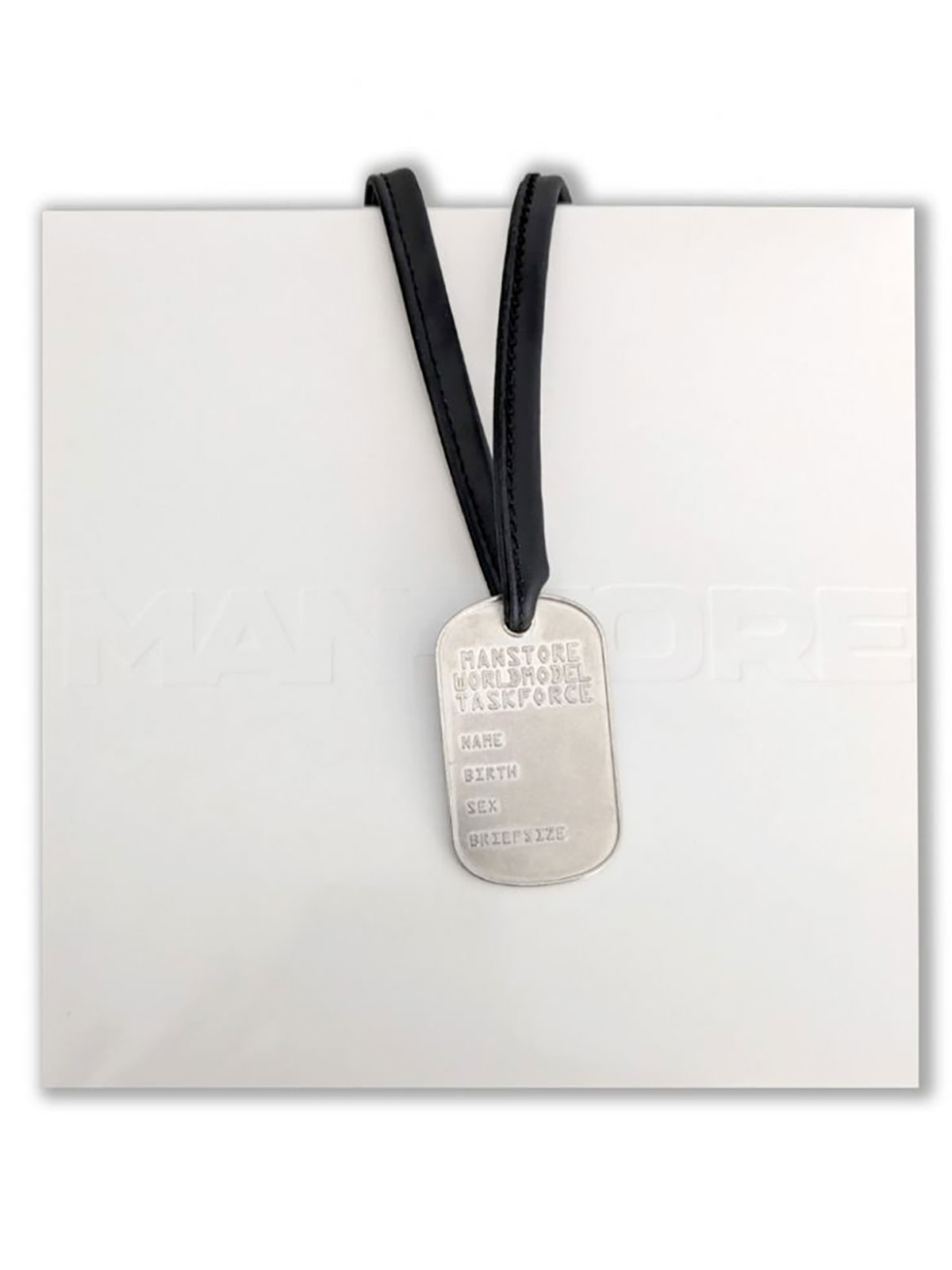 Brunos \ MANSTORE \  \ Anhänger Dog Tag | Black