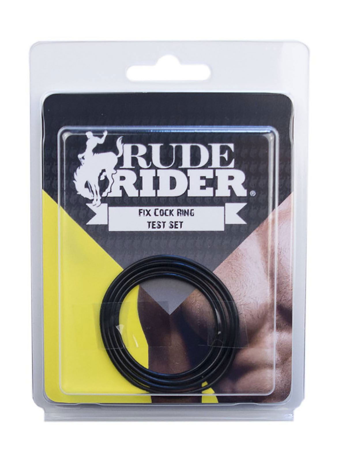 Brunos \ Gummi \ Rude Rider \ Cock Ring Test Set | Ø 40/45/50/55 mm