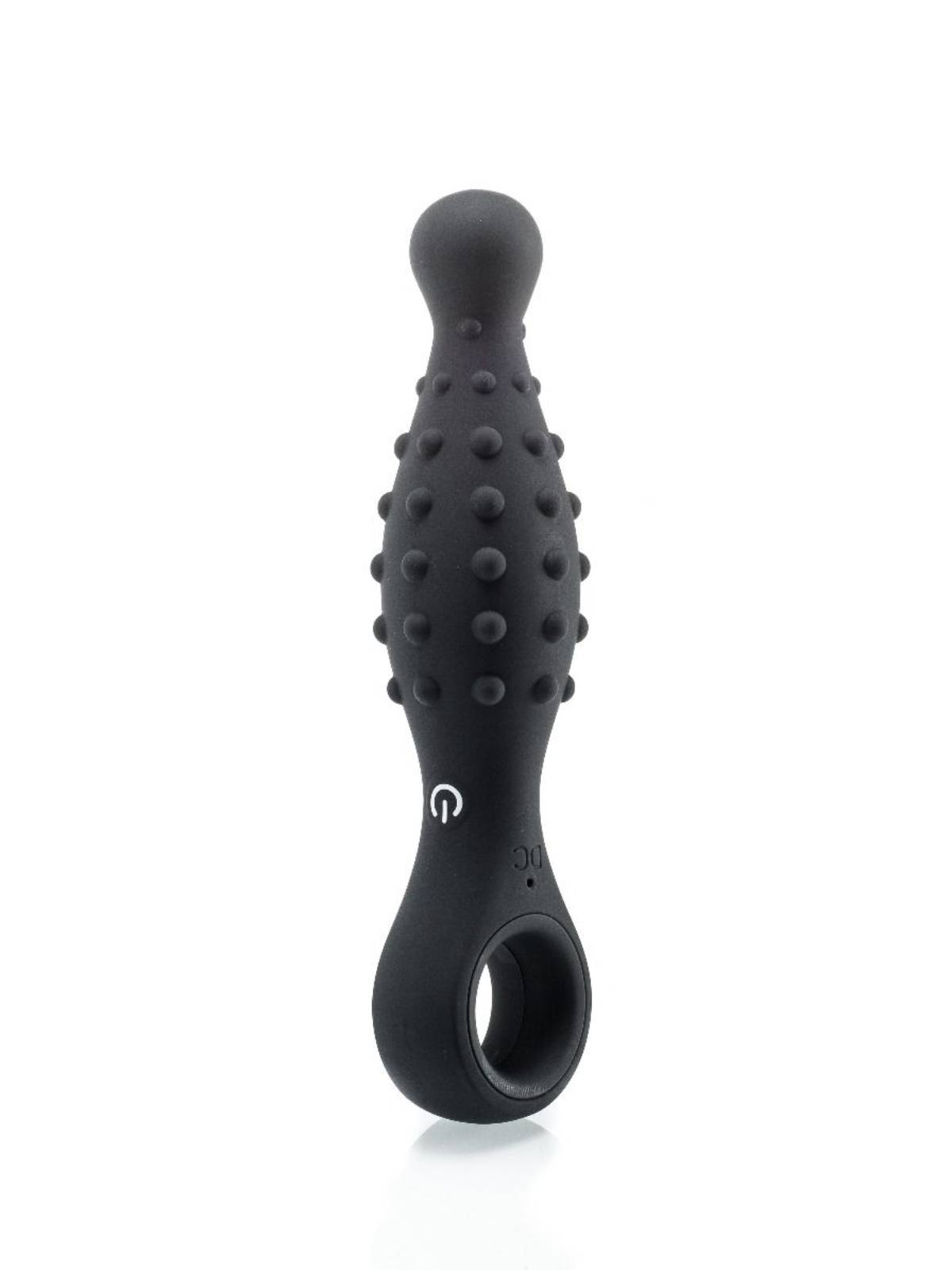 Brunos \  \ ZENN \ Vibrating Silicone Plug with Beads & Ring Ø 42 mm