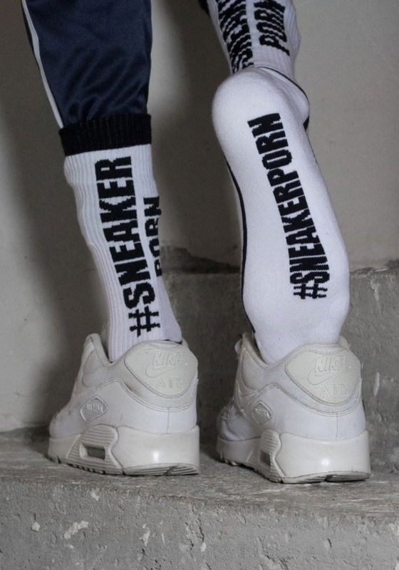 Brunos \  \ Sk8erboy \ Sk8terboy #Sneakerporn Socks | White/Black